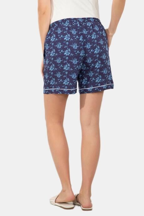 Amante Sleep Shorts - Blue Floral Print — image 3